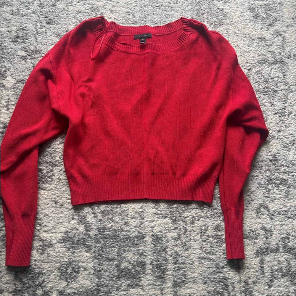 RW&CO. Red Women's Sweater